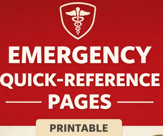 FREE Printable Quick-Reference Pages